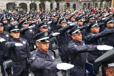 En Puebla capital ya hay 108 nuevos policías para incrementar la seguridad