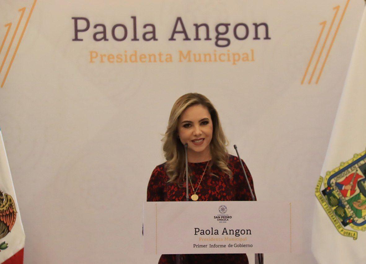 Paola Angon advierte a sus detractores políticos que se irá hasta concluir su administración