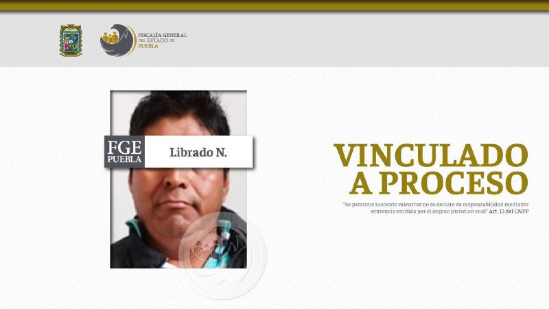 Vinculan a prisión preventiva a sujeto por estupro en San Miguel Canoa