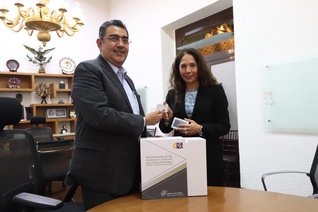 Recibe Congreso del Estado proyecto del Paquete Económico de Puebla 2023 