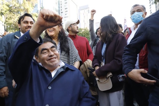 Puebla y los poblanos estamos con López Obrador: Barbosa&nbsp;