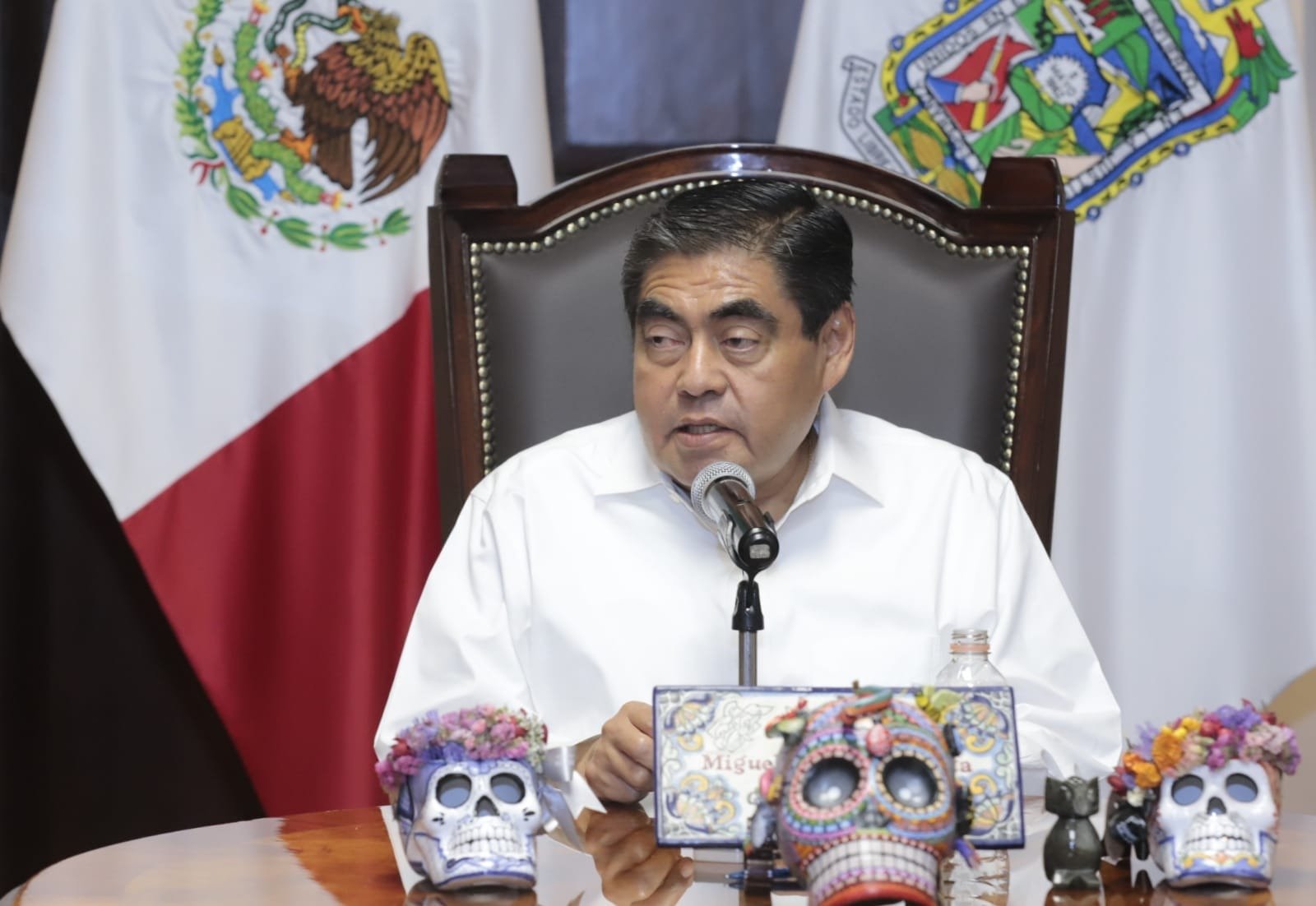 En Puebla no hay descomposición social, afirma tajante Miguel Barbosa