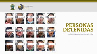 En Palmar de Bravo detienen a 15 personas con droga, aseguraron 30 vehículos y más de 400 dosis de armas y drogas