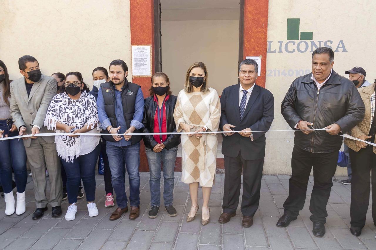Inauguran nueva tienda de leche Liconsa en la cabecera de San Pedro Cholula