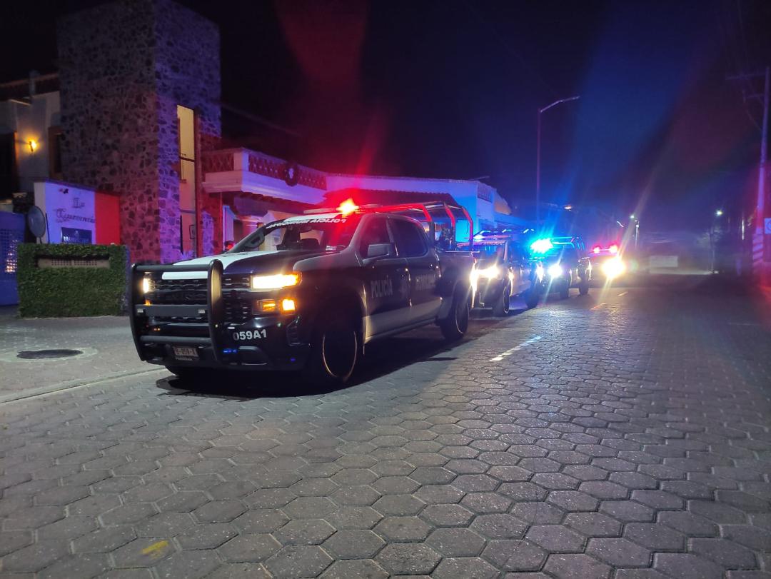 Policía de San Pedro Cholula fortalece esquemas de seguridad, mediante operativo CRP