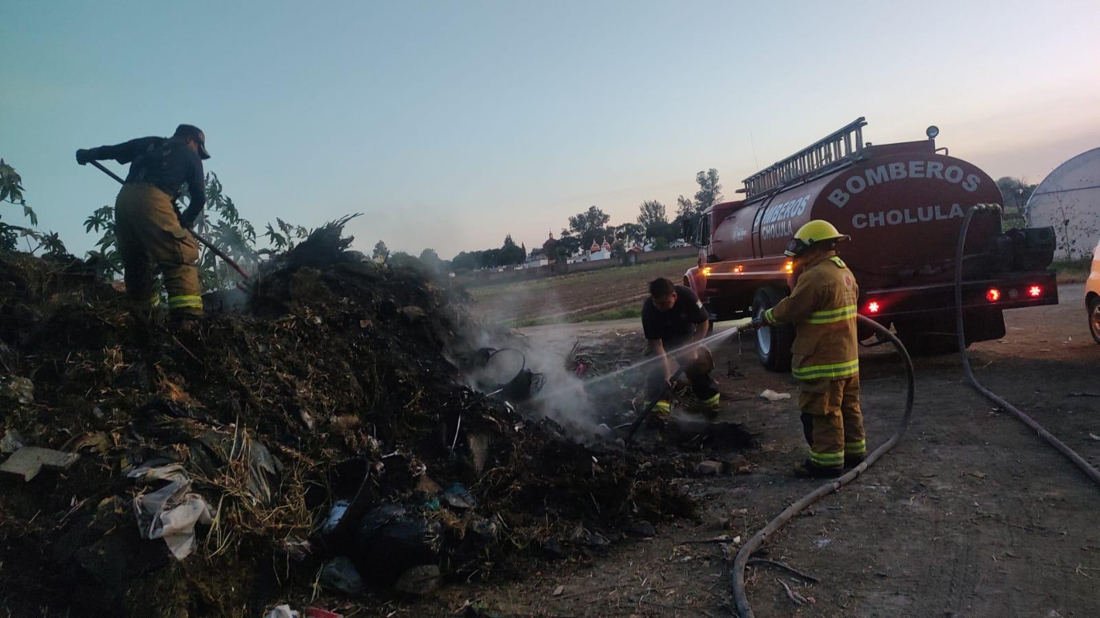 Protección civil de San Pedro Cholula, lista para combatir incendios forestales