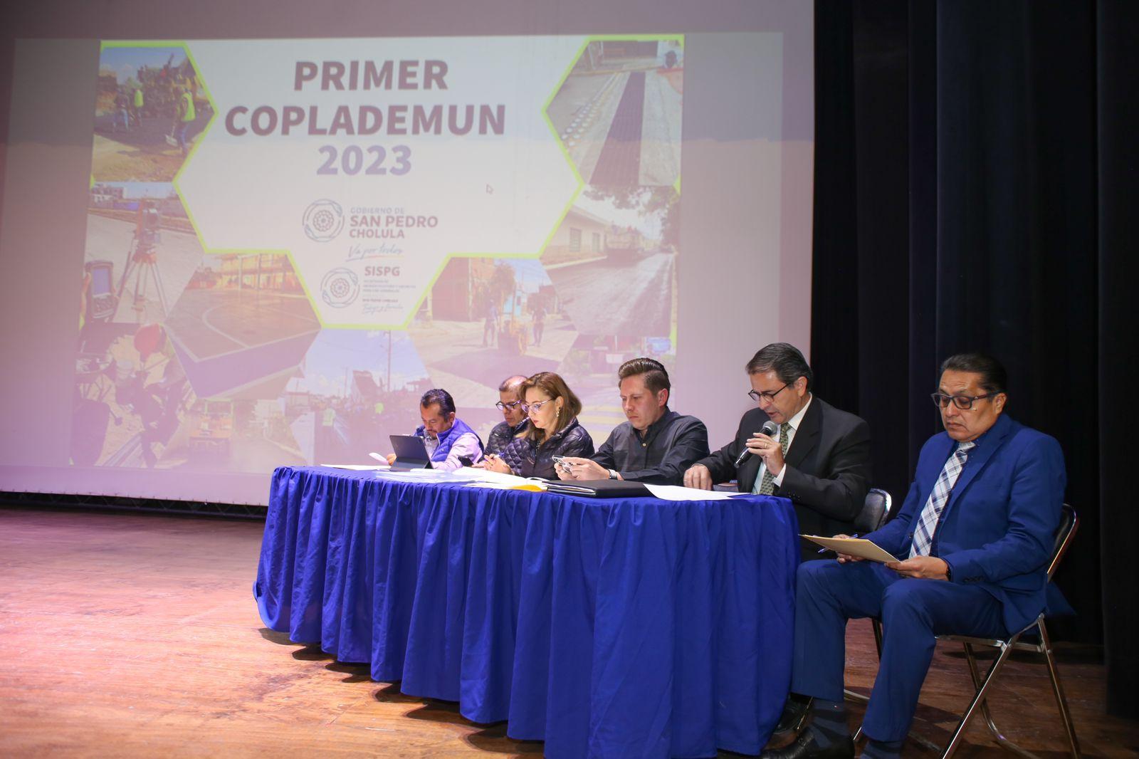 Paola Angon realiza primera reunión del COPLADEMUN 2023