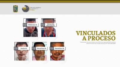 Vinculados a proceso quienes fueron detenidos en cateos de Hueytamalco