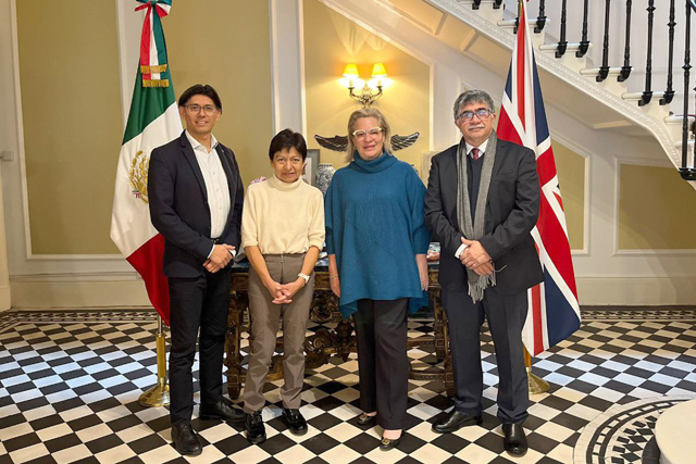 En la Embajada de México en Londres, la Rectora Lilia Cedillo avanza en futuras colaboraciones con universidades británicas