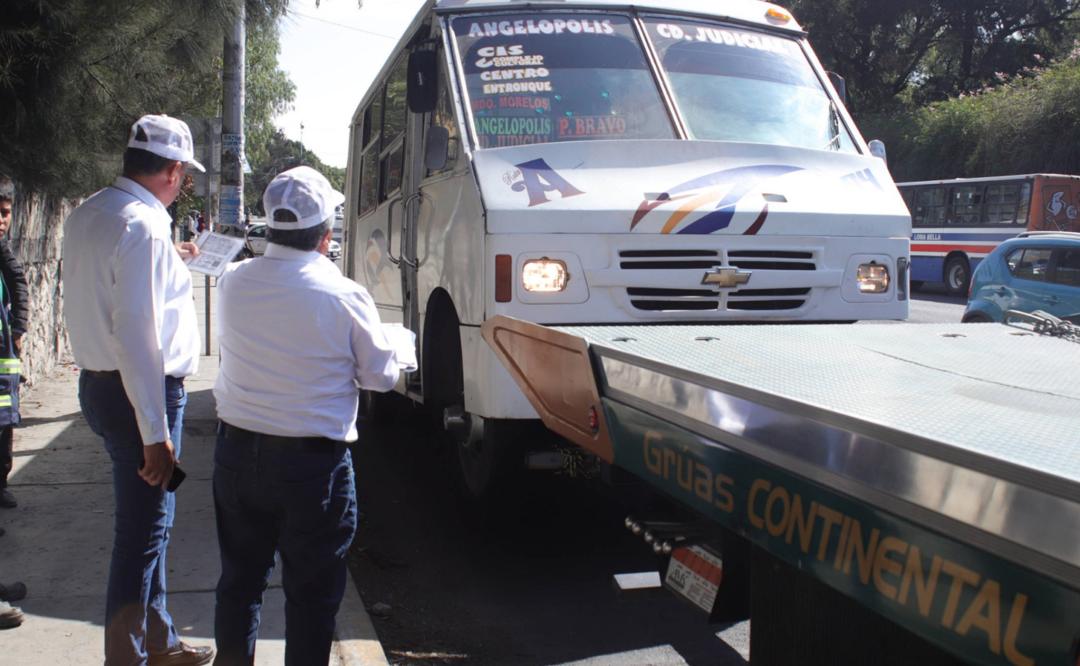 Se reactiva en Puebla la revista vehicular para el transporte público&nbsp;