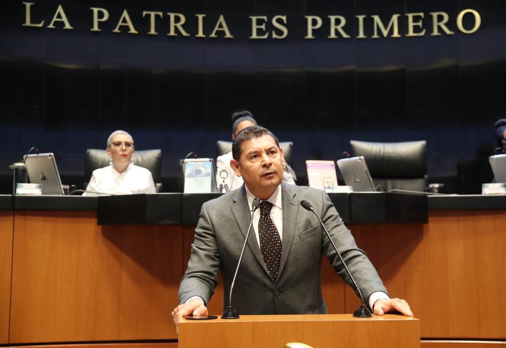 En el marco de la Ley, en el Senado garantizamos la inviolabilidad del derecho de las y los senadores a expresarse libre y con respeto: Alejandro Armenta