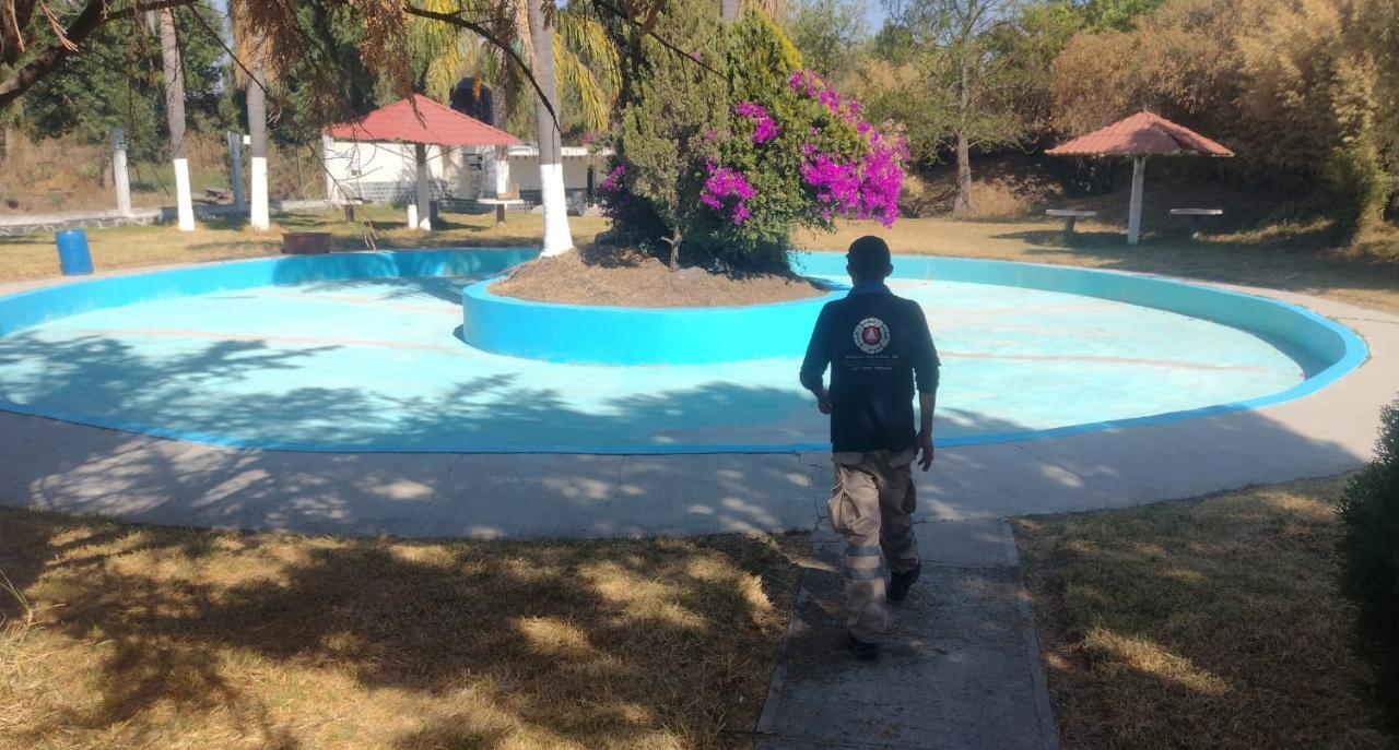 De cara a la Semana Santa se realizaron visitas preventivas para seguridad de los visitantes en balnearios de San Pedro Cholula