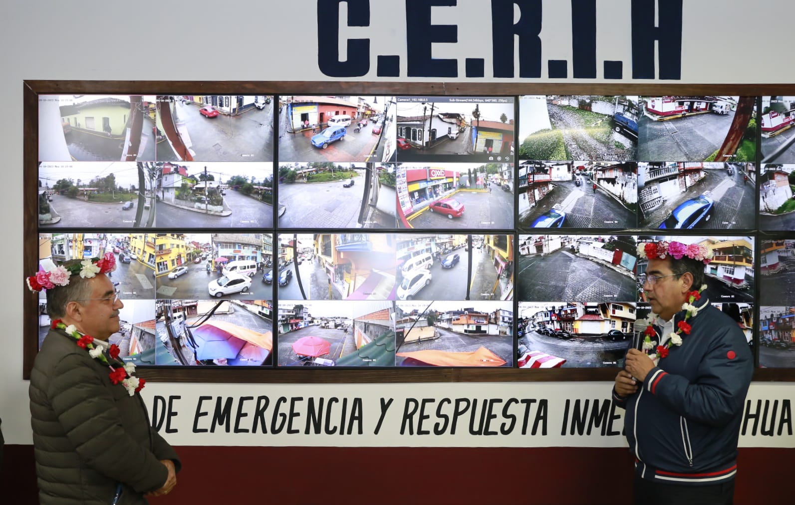 Inaugura Salomón Céspedes el Centro de Emergencia y Respuesta Inmediata de Huauchinango (CERIH); tiene 240 cámaras