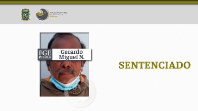Sentencia de 15 años de prisión por violación en agravio de su hija