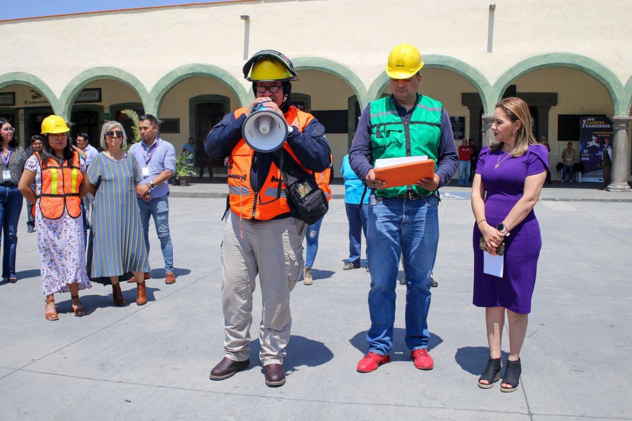 San Pedro Cholula cuenta con 15 nuevas alertas sísmicas y se suma a la prevención ante desastres