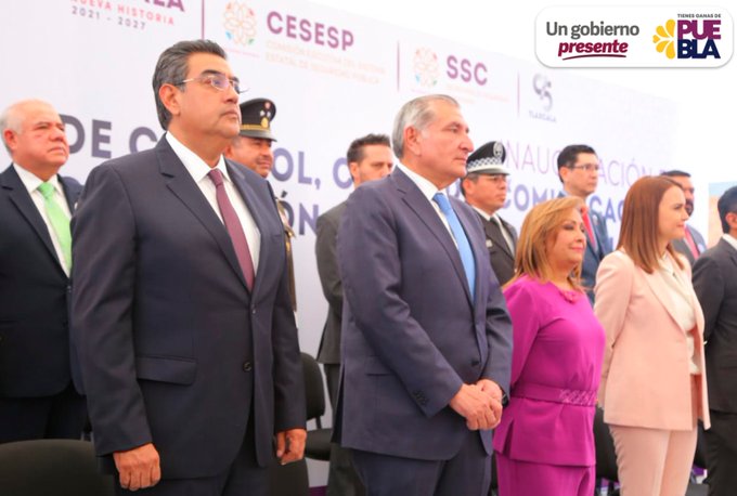Salomón Céspedes acude a la inauguración del C5i en Tlaxcala