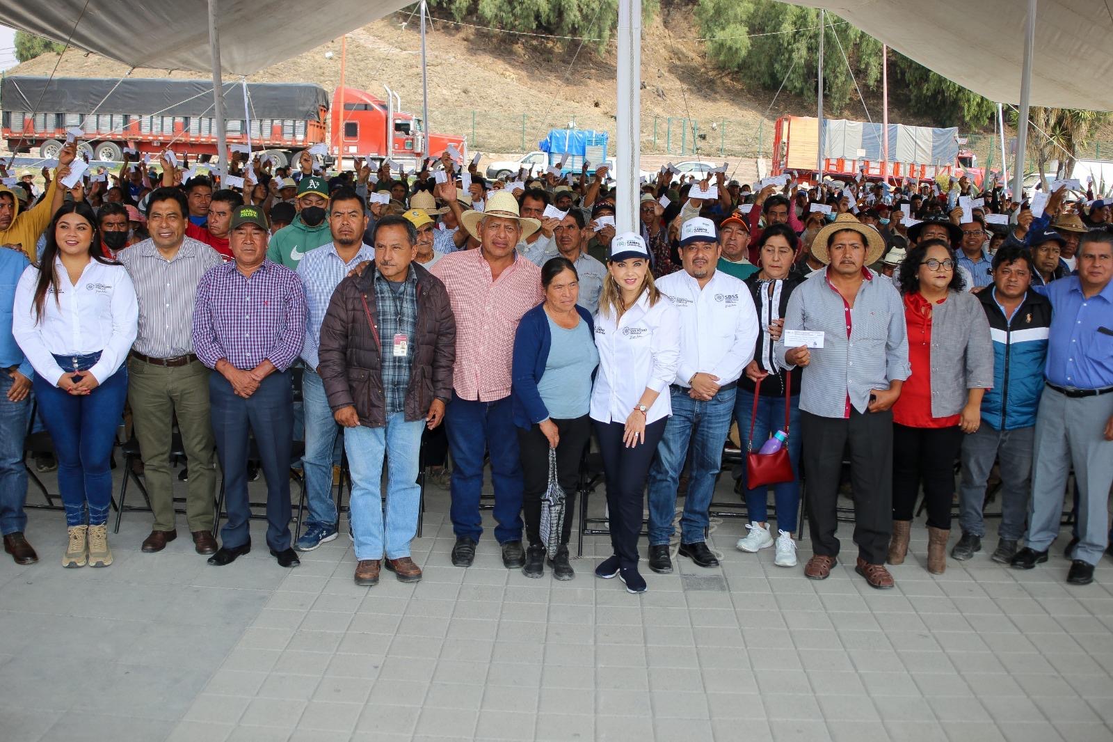 En San Pedro Cholula se beneficia al doble de los productores con fertilizantes y semillas