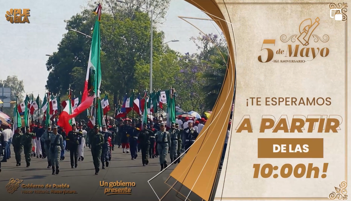  Doce mil 500 alumnos y 15 carros alegóricos participarán en el Desfile del 5 de mayo