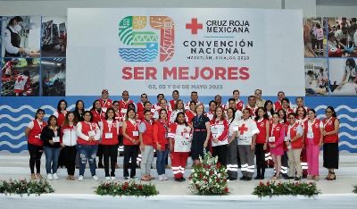 Participa delegación de Puebla en la 51 Convención Nacional de Cruz Roja Mexicana