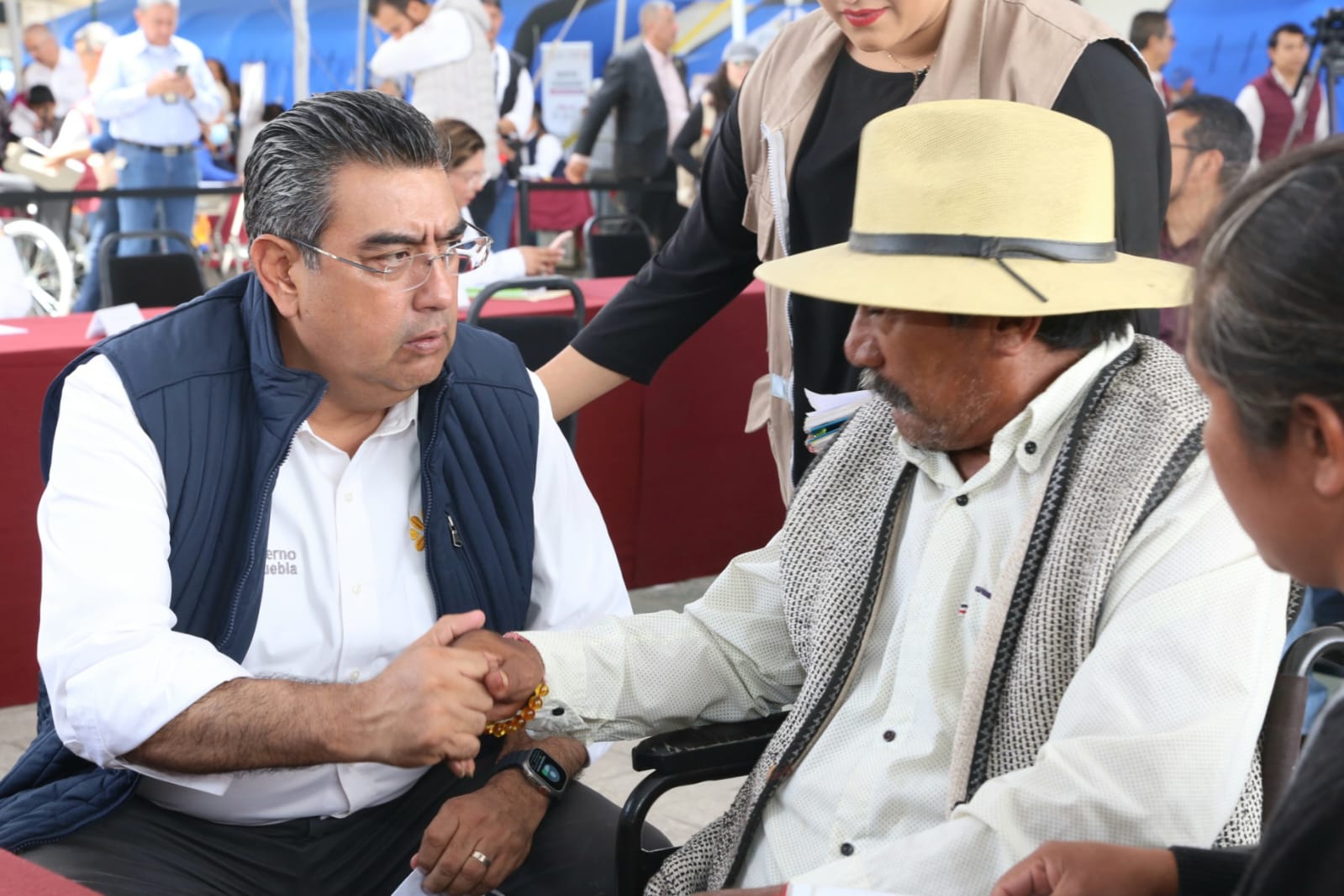 Salomón Céspedes presidió la jornada de “Martes Ciudadano” en el municipio de Amozoc; todas las peticiones serán atendidas con prontitud, aseguró