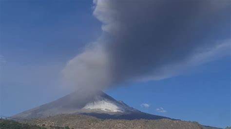 Analizan suspender clases por alta actividad del Popocatépetl