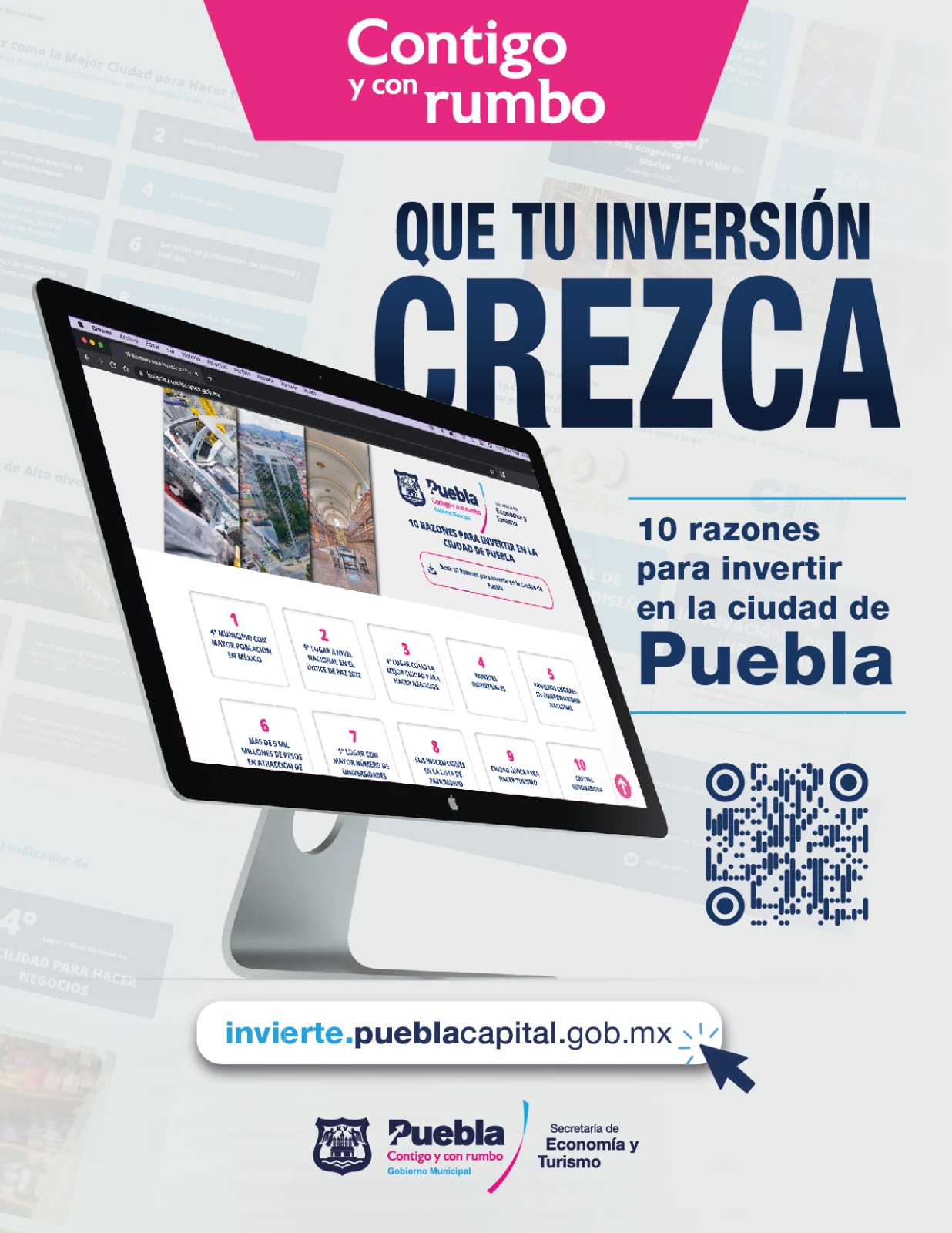 Comuna de Puebla lanza plataforma para atracción de inversiones