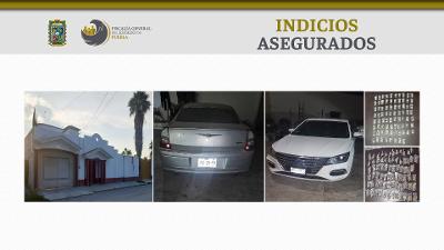 En Cuapiaxtla la FGE aseguró vehículos y droga