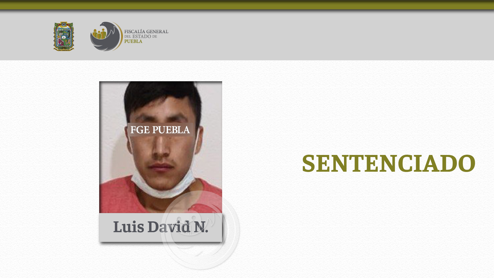 FGE logró más de 13 años de prisión por violación agravada contra menor de edad
