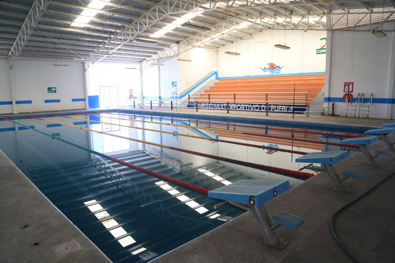 Ayuntamiento de Puebla invierte más de 8 mdp en la rehabilitación del Complejo Acuático Municipal del Sur