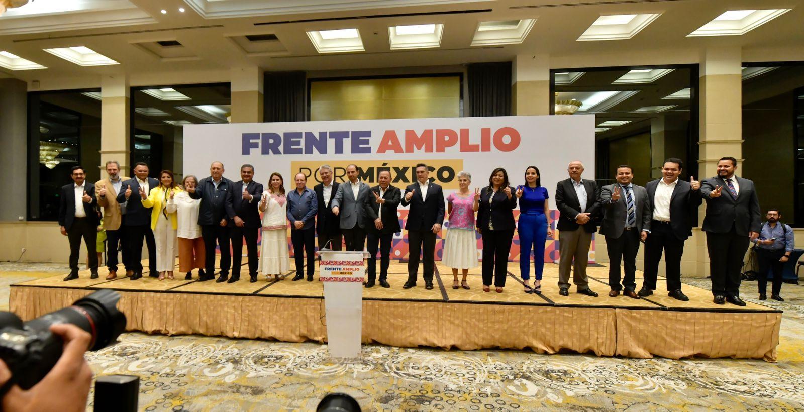 Instala el Frente Amplio por México su comité organizador
