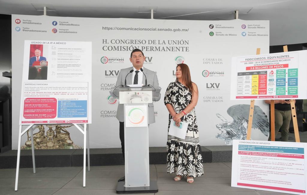 Armenta Mier defiende y representa a las y los poblanos en el Senado