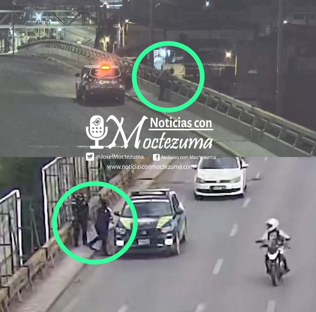 Rescatan dos personas de lanzarse desde Periférico
