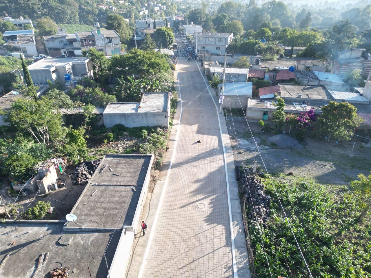Azumiatla estrena calles gracias a “Construyendo Contigo”