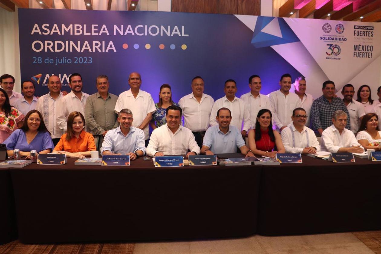En la Asamblea Nacional Ordinaria de ANAC, Paola Angon destaca a San Pedro Cholula como uno de los municipios más seguros