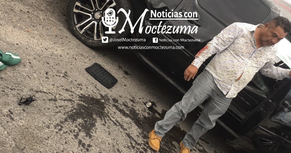 Sobrino del alcalde de Amozoc provoca accidente, presuntamente estaba ebrio