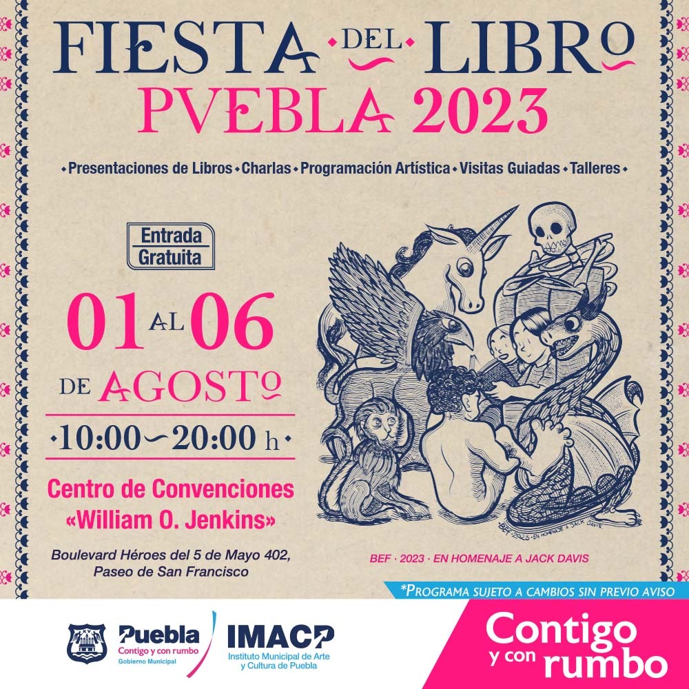 Regresa la «Fiesta del Libro» a Puebla capital