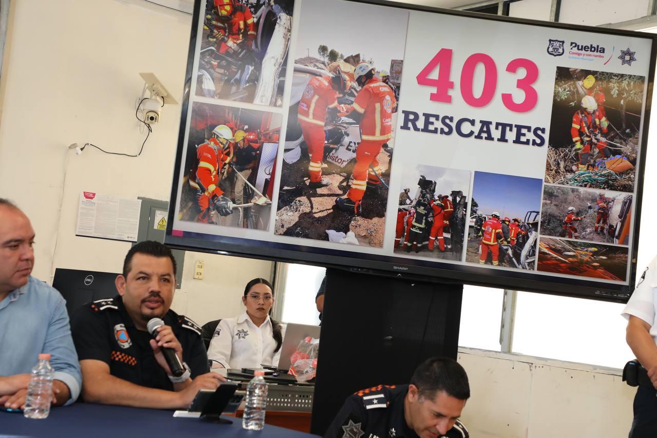 Por temporada de vacaciones los accidentes aumentan entre un 15 y 20 por ciento en Puebla capital