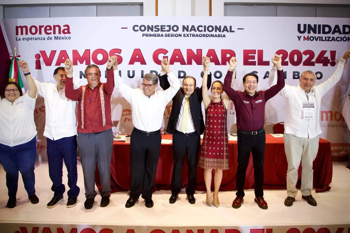 Morena anuncia fechas de las próximas etapas de su proceso para elegir candidato presidencial