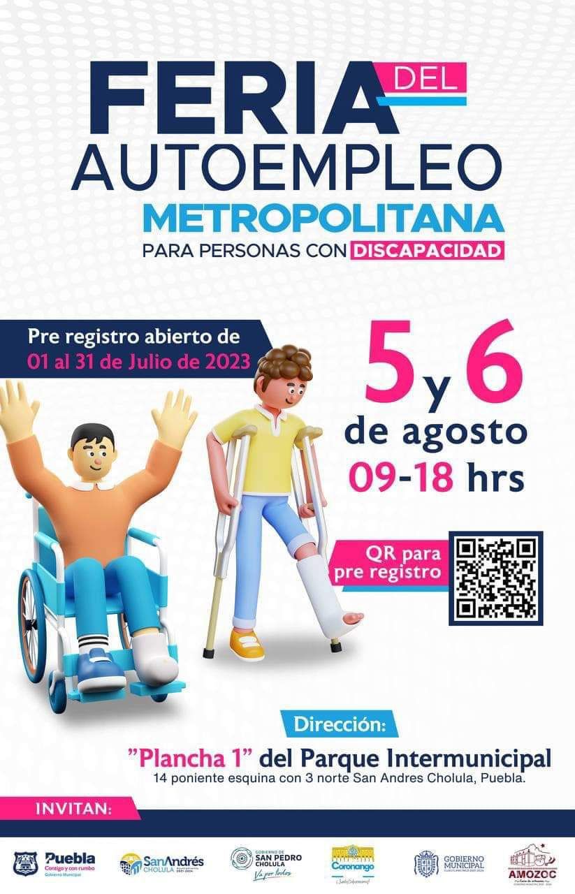 Realizarán 1ª Feria del Autoempleo para Personas con Discapacidad