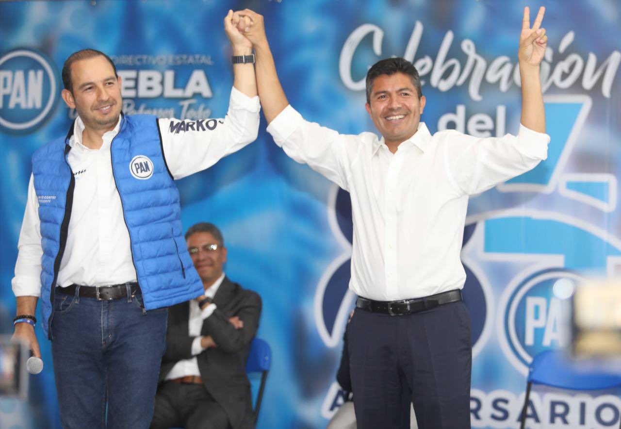 Puebla está lista para vestirse de azul en 2024 con Eduardo Rivera: Marko Cortés
