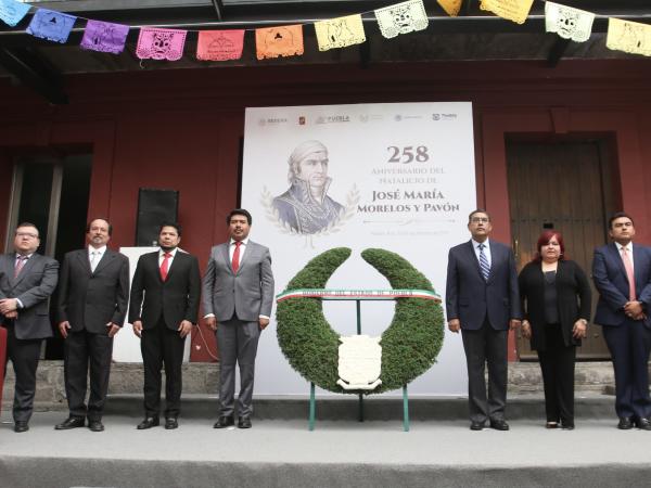 Ceremonia Conmemorativa por el 258 Aniversario del Natalicio del General José María Morelos y Pavón