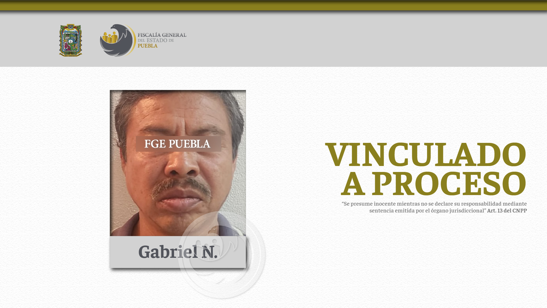 Gabriel,  es nvestigado por el delito de abuso sexual acsu alumna de 8 años de edadw