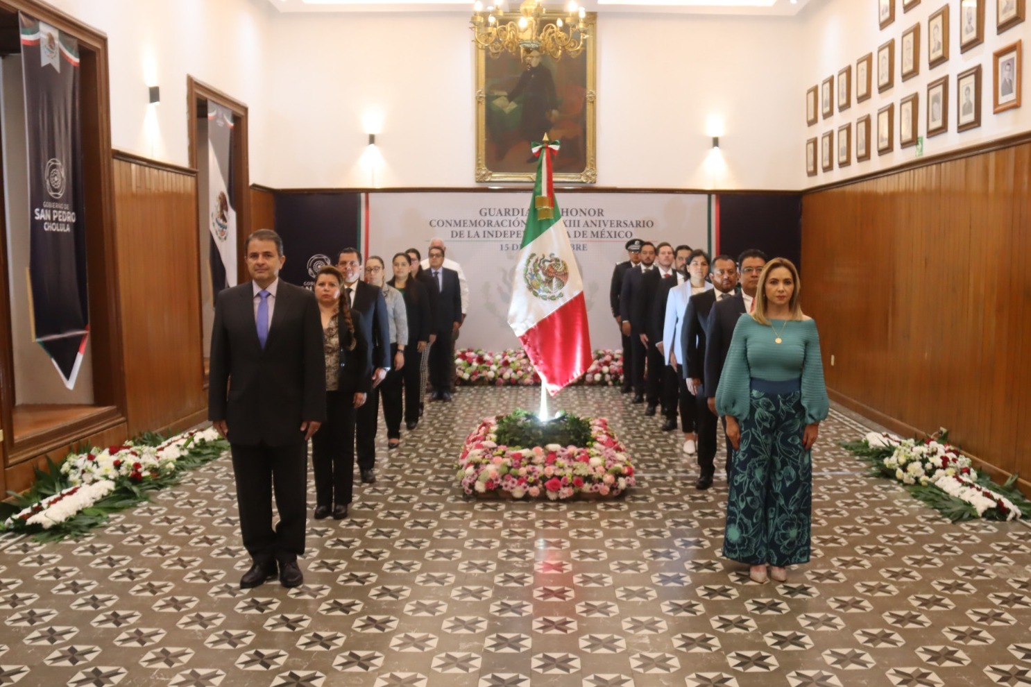 Encabeza Paola Angon Ceremonia al CCXIII Aniversario del inicio de la Independencia de México
