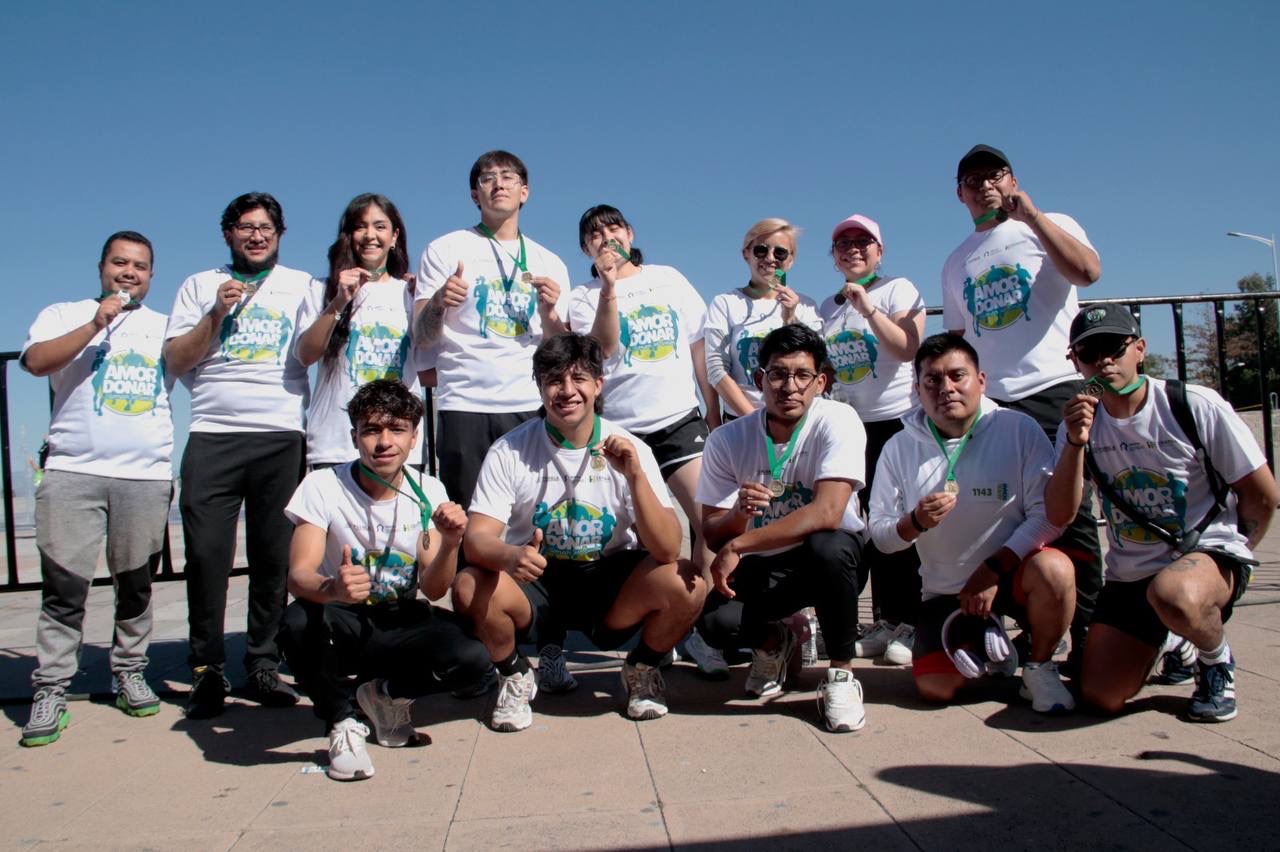 Con más de mil personas, ISSSTEP realizó segunda carrera “Amor es donar”