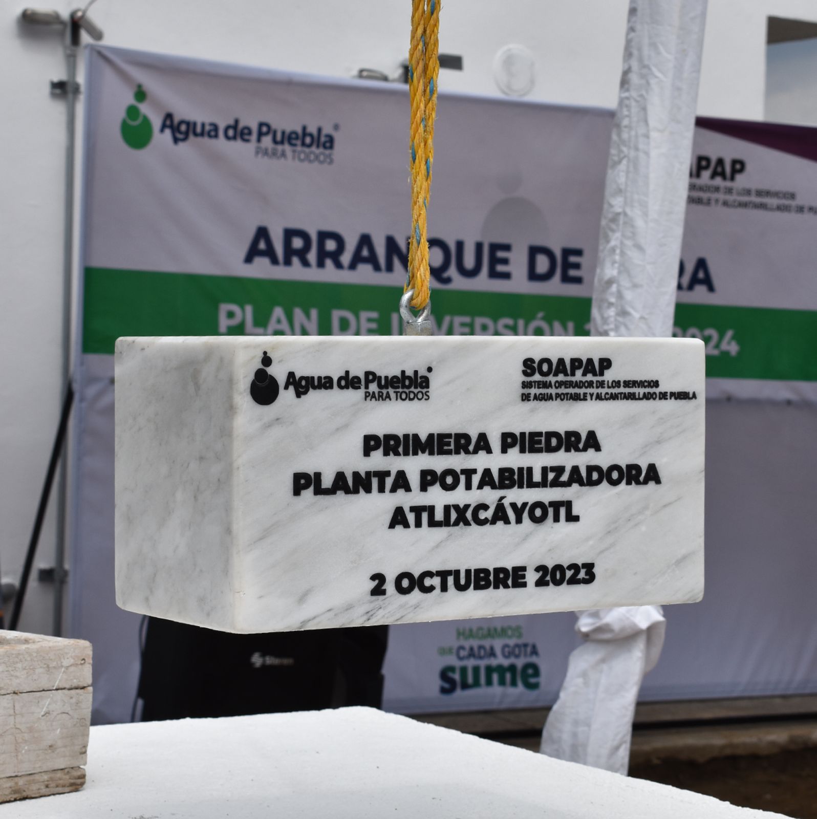Agua de Puebla inició la Construcción de la Planta Potabilizadora Atlixcáyotl