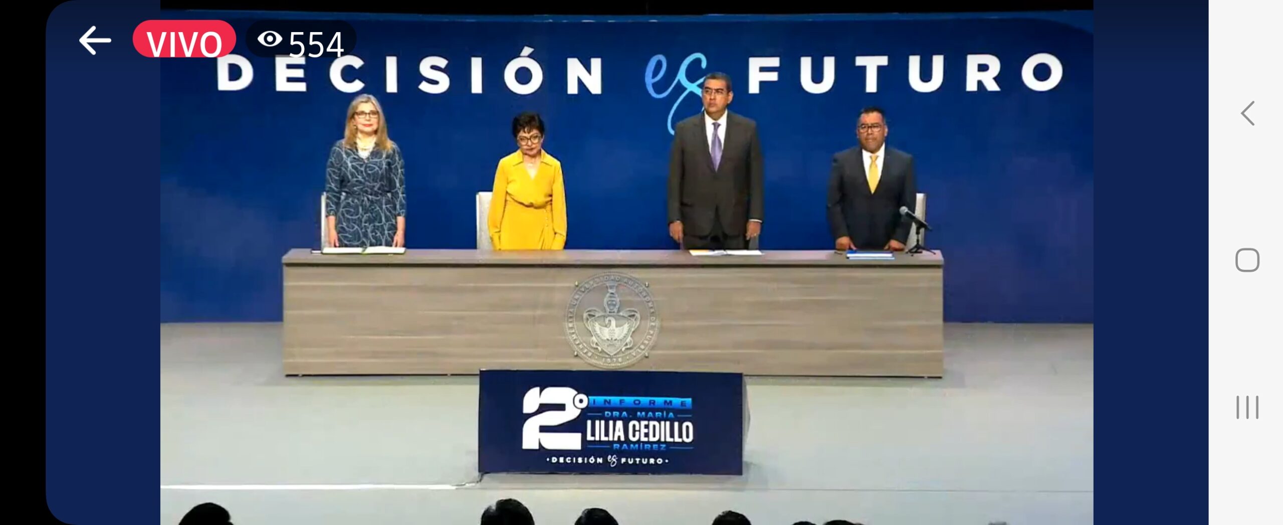 Es momento de ver adelante con paso firme y no doblegarnos: Lilia Cedillo