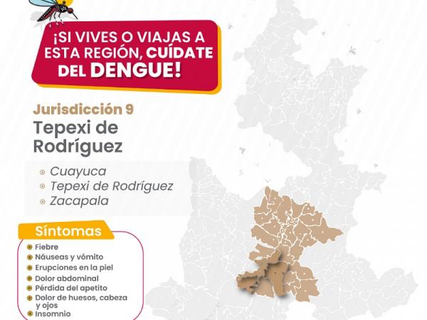 En Puebla permanecen cuatro personas hospitalizadas por dengue