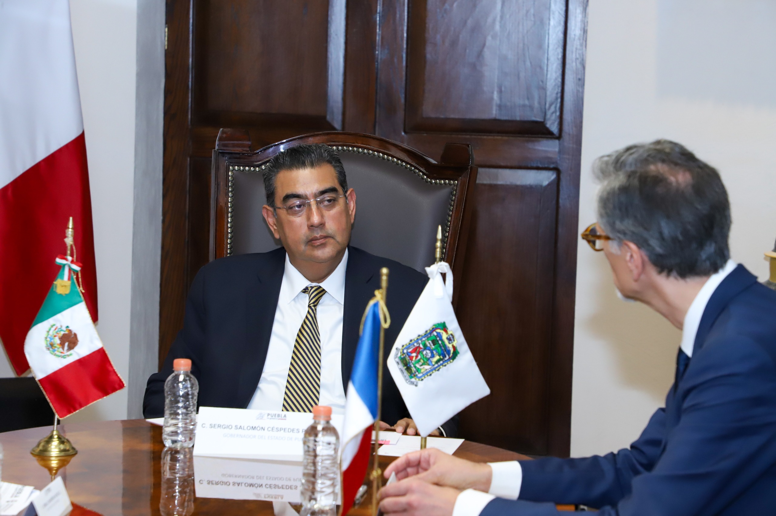 Recibirá Puebla inversión francesa en infraestructura de gas natural, anuncia Sergio Salomón