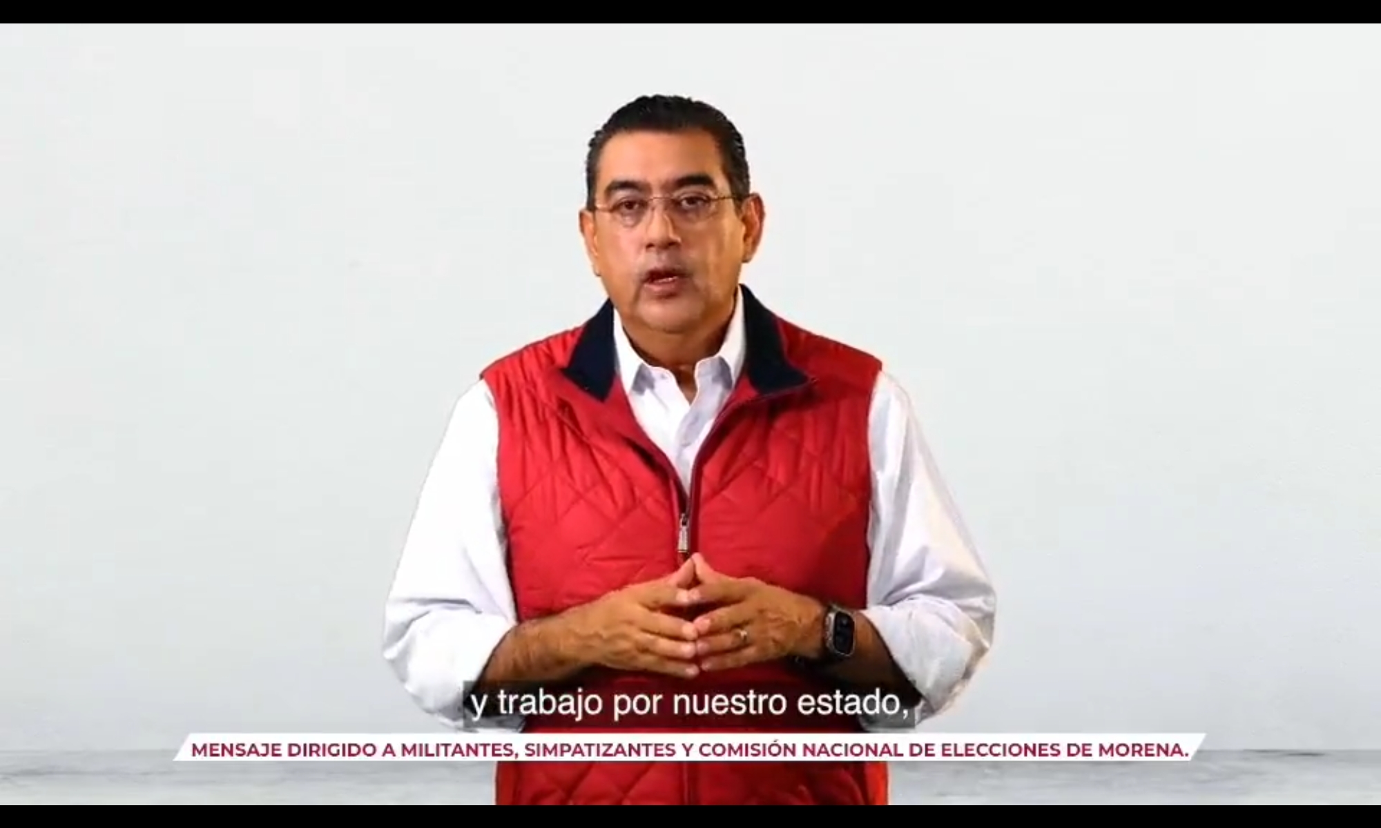 Llama Salomón Céspedes a mantener la unidad y la cohesión a los 7 aspirantes a la gubernatura de Puebla