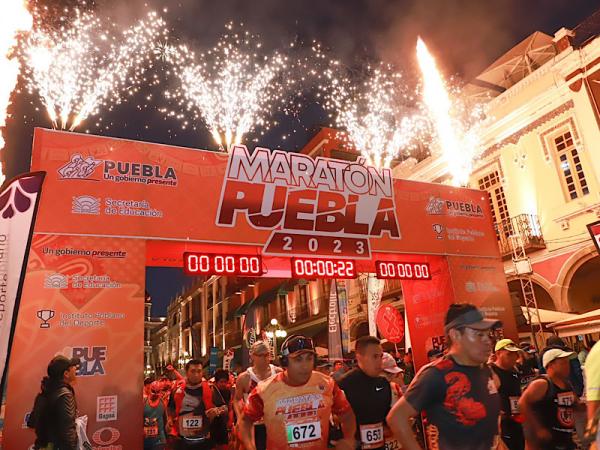 Maratón Puebla 2023”, gobierno presente de Sergio Salomón reúne a más de 10 mil corredores